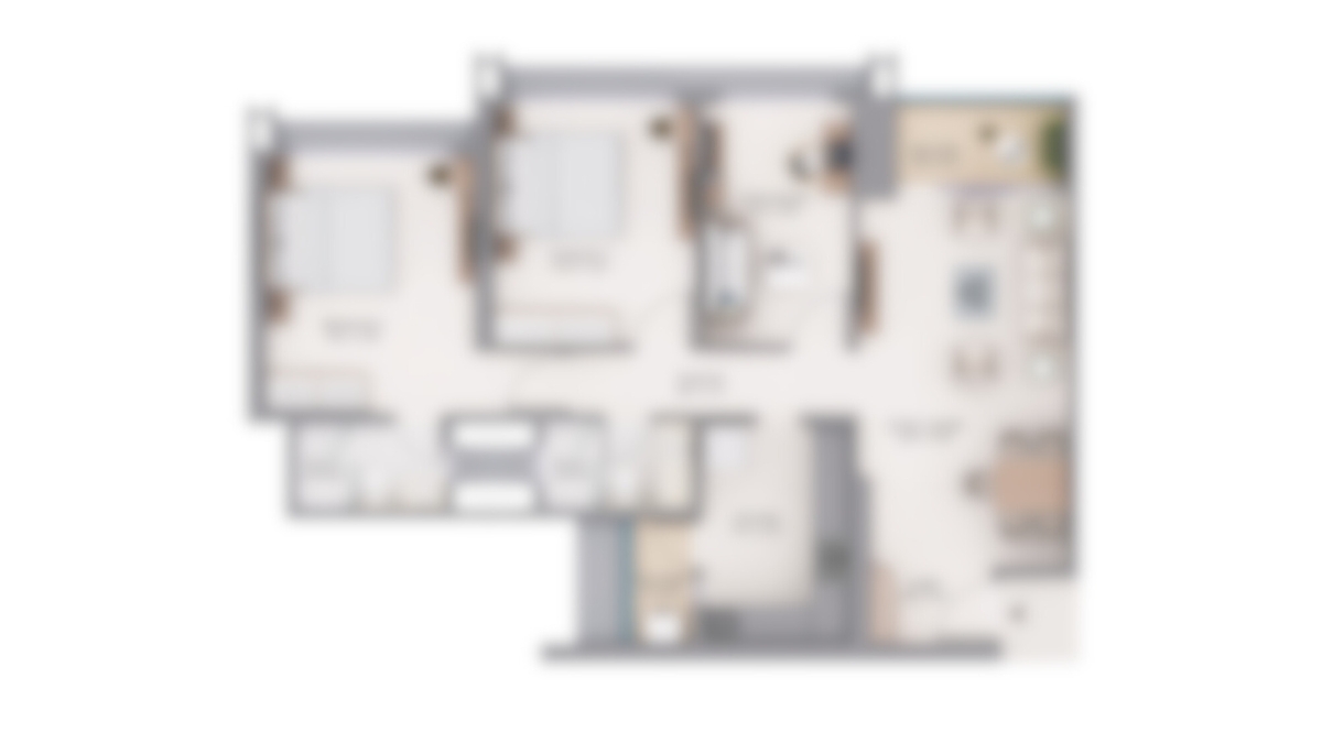 4 BHK Floor Plan